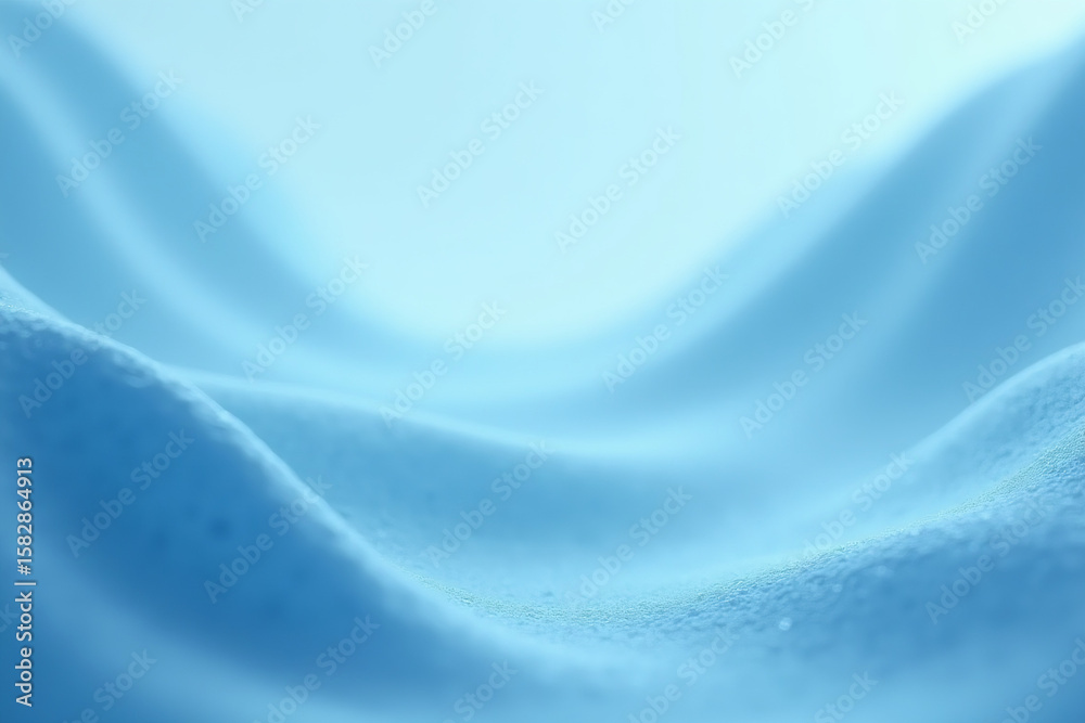 Obraz premium Soft Blue Abstract Waves Gentle Undulating Surface Background