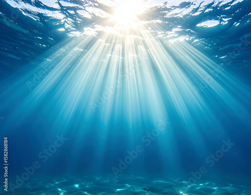 rays of light on the sea