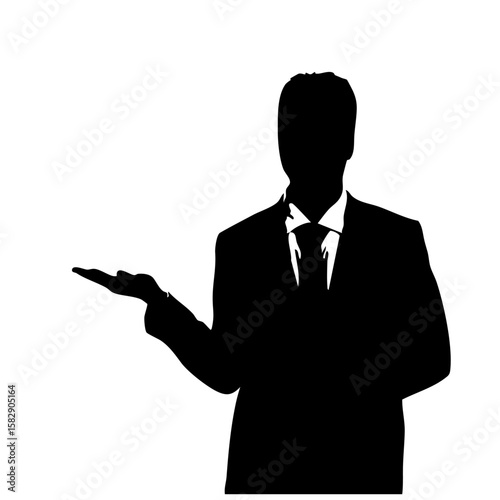 business man silhouette