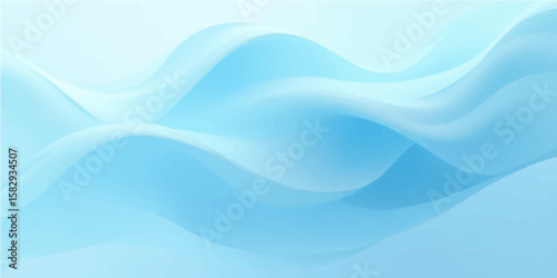 Abstract blue background with flowing lines and wave patterns for a modern aquatic design