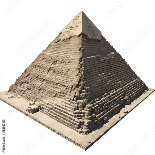 PNG The Great Pyramid of Giza pyramid architecture landmark.