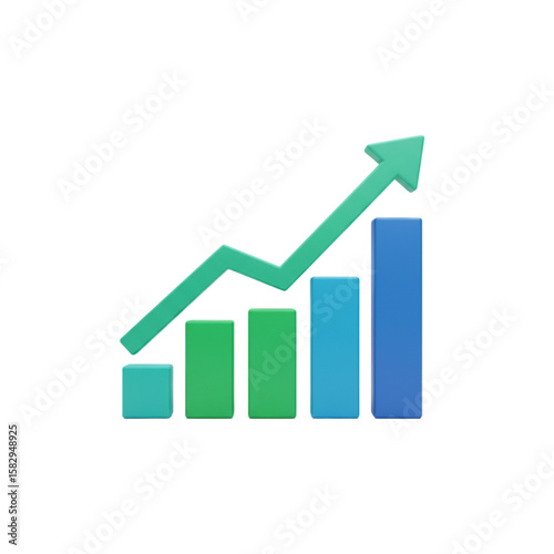 Illustration of a bar graph with an upward trending arrow signifying business growth and success Free Download Illustration of a bar graph with an upward trending arrow signifying business growth and success - GFXLoad