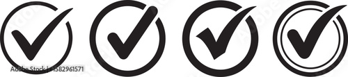 Check mark icons tick approval, check mark, check, tick, approval, confirmation, yes, correct, success, valid, verified, accepted, done, completed, agreement, choice, selection, option, symbol, graphi