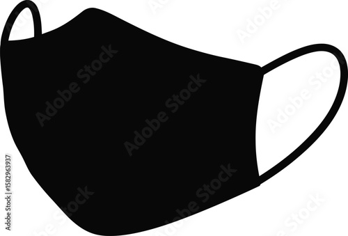 Face mask icon symbol corona virus protection 