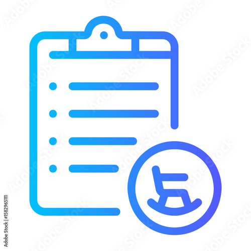 planning strategy gradient icon