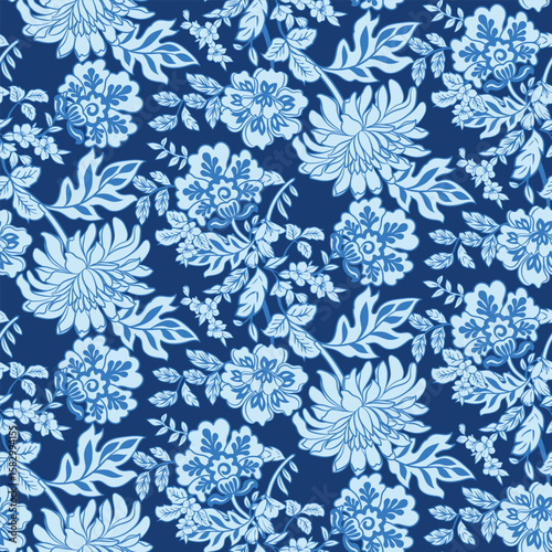 imaginary blue flower