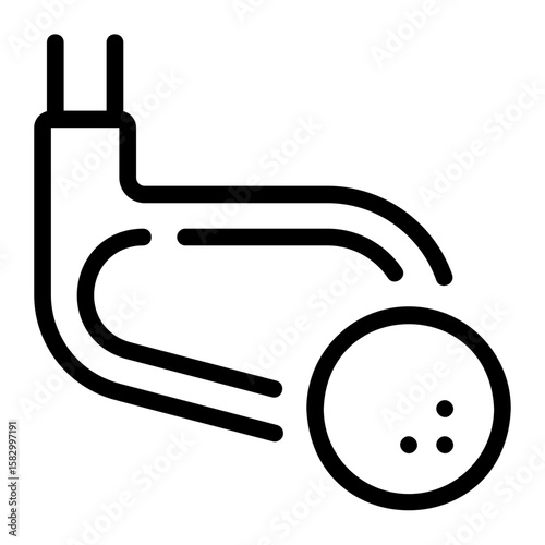 golfing line icon