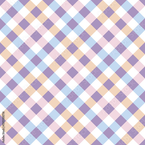Wallpaper Mural Pastel plaid seamless pattern background. Torontodigital.ca