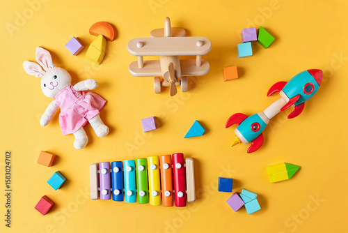 Colorful Toys and Playful Kids – Early Childhood Development