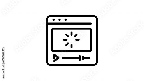 Animated Online Video Loading Screen