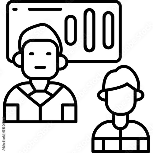 Meeting Icon Vector Element