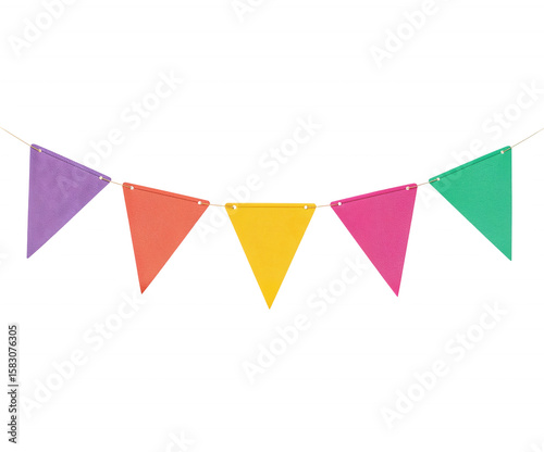 Festive Party Banner with Vibrant Triangular Flags for Celebrations and Events creating a cheerful atmosphere Free Download Festive Party Banner with Vibrant Triangular Flags for Celebrations and Events creating a cheerful atmosphere - GFXLoad