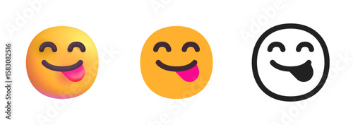 Face with Tongue Icon
