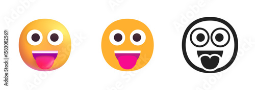 Crazy Face with Tongue Out Emoji
