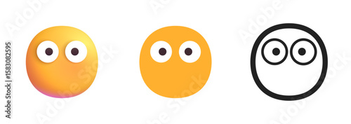 Wide-Eyed Emoji
