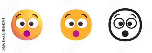 Surprised Face Icon
