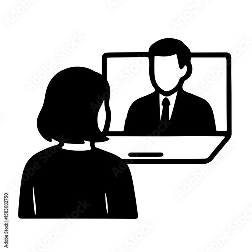 Video Call Between Business Professionals