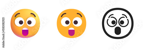 Surprised Face Icon
