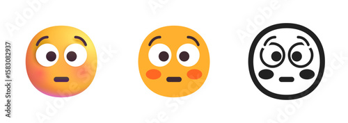 Flushed Face Icon
