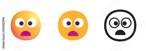Shocked Face Icon
