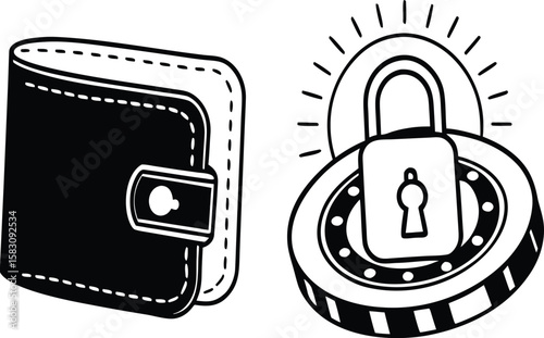 Cryptocurrency Wallet and Token Icons