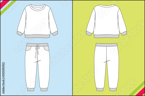 KIDS SWEATSHIRT JOGGER PYJAMA SET