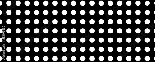 Black background with white dots. modern eps10. dots background illustration
