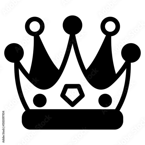 Prince Crown Solid Black