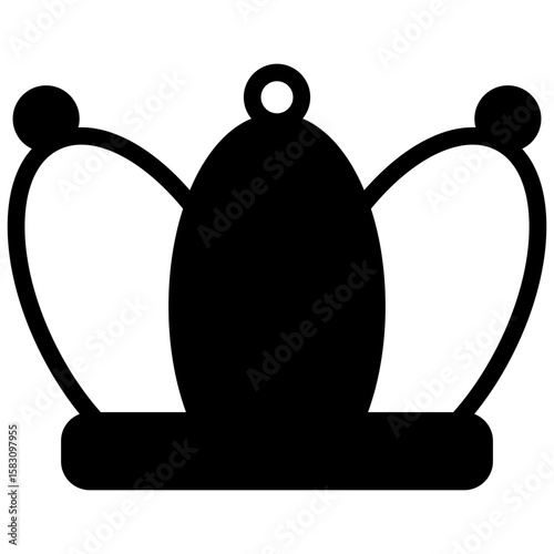 Pope Crown Solid Black