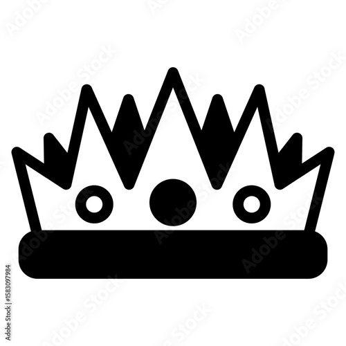 Prince Crown Solid Black