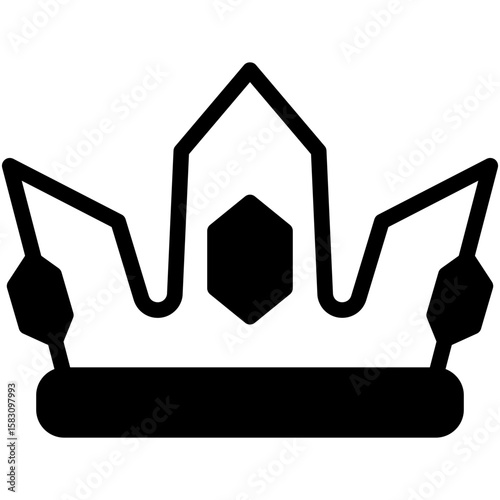 Prince Crown Solid Black