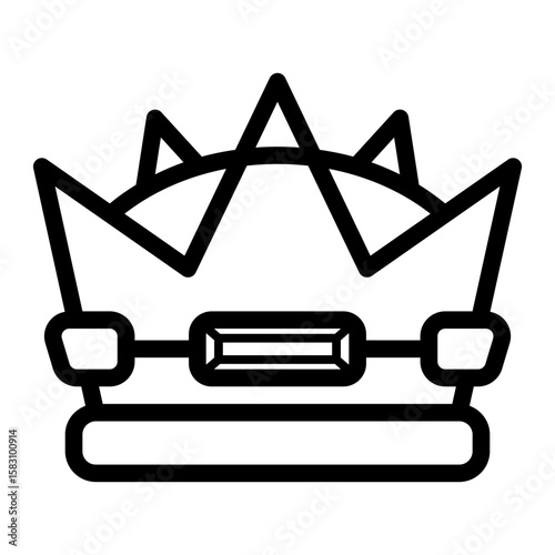 King Crown Lineart