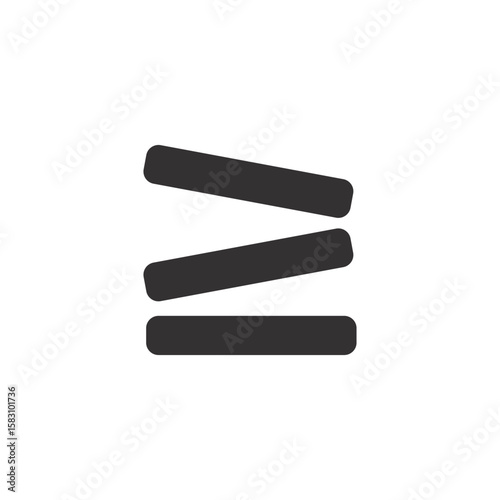 Logo data tech stack minimalist isolated