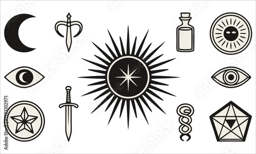 Mystical Symbols Collection occult esoteric