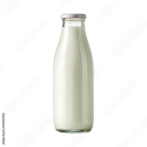 milk bottle isolated on transparent background png 
