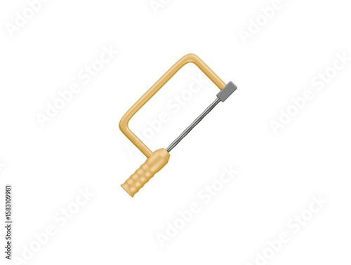 coping saw icon 3d illustration render