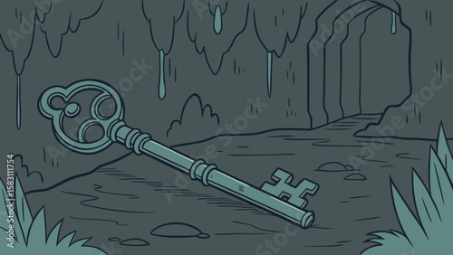 Unlock the secret cave treasure map: find the ancient key to hidden riches and adventure in the dark cave