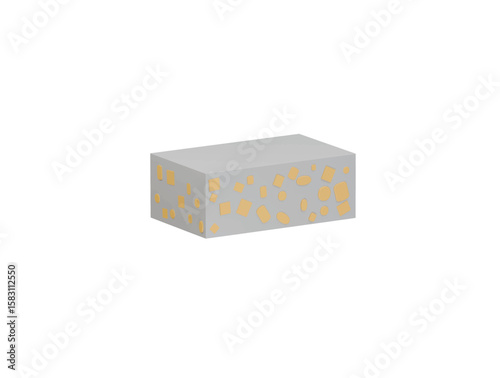 torrone icon 3d illustration render
