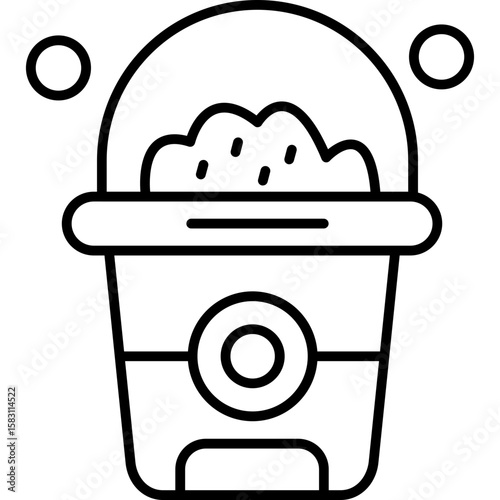 Bucket Icon Vector Element