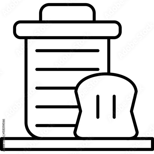 Garbage Icon Vector Element