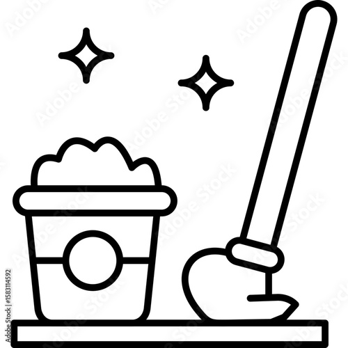 Housekeeper Icon Vector Element