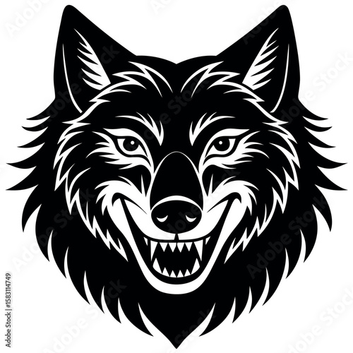   Wolf vector illustration.
