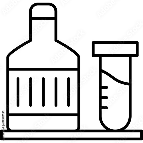 Chemicals Icon Vector Element