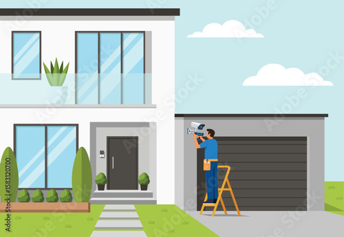 Home Security Camera Installation