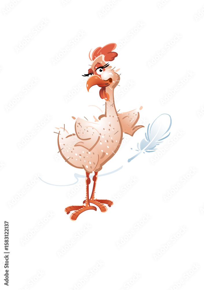 Obraz premium Illustration for the fairy tale by Hans Christian Andersen: It Is True