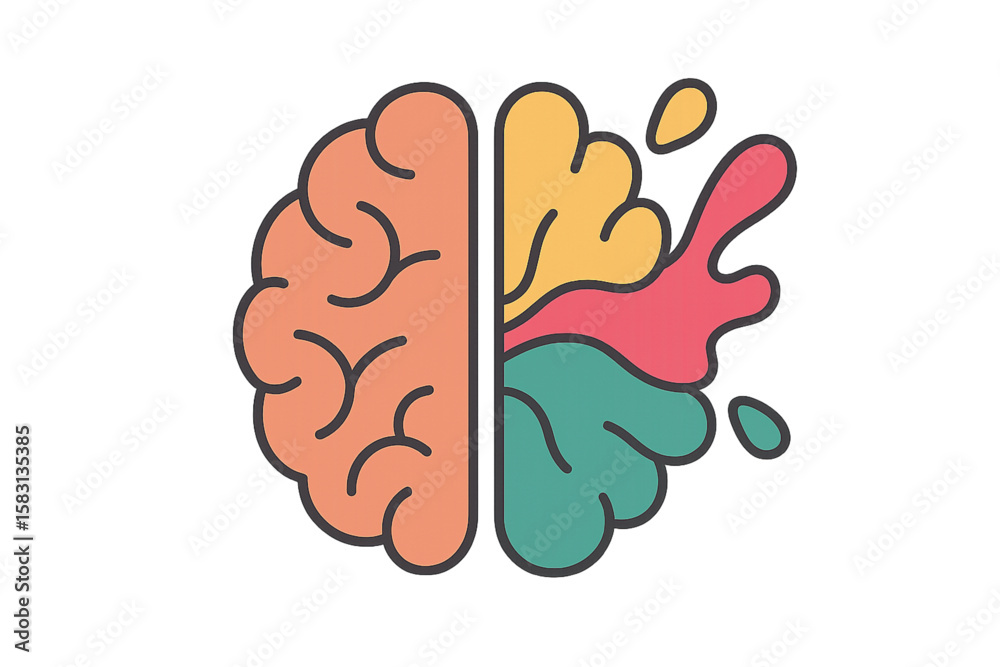 Obraz premium human brain anatomy