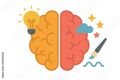 human head with idea