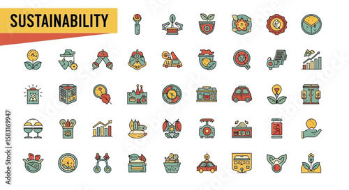 25 Retro Sustainability Icons: Vintage Eco-Friendly & Green Planet