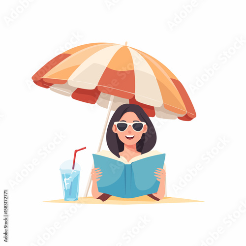 girl with umbrella