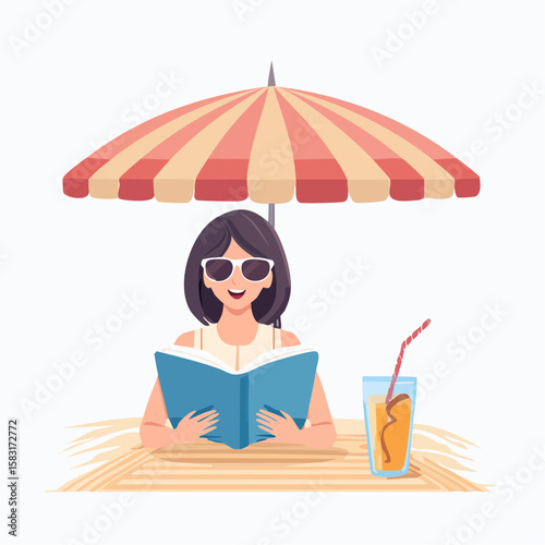 girl with umbrella
